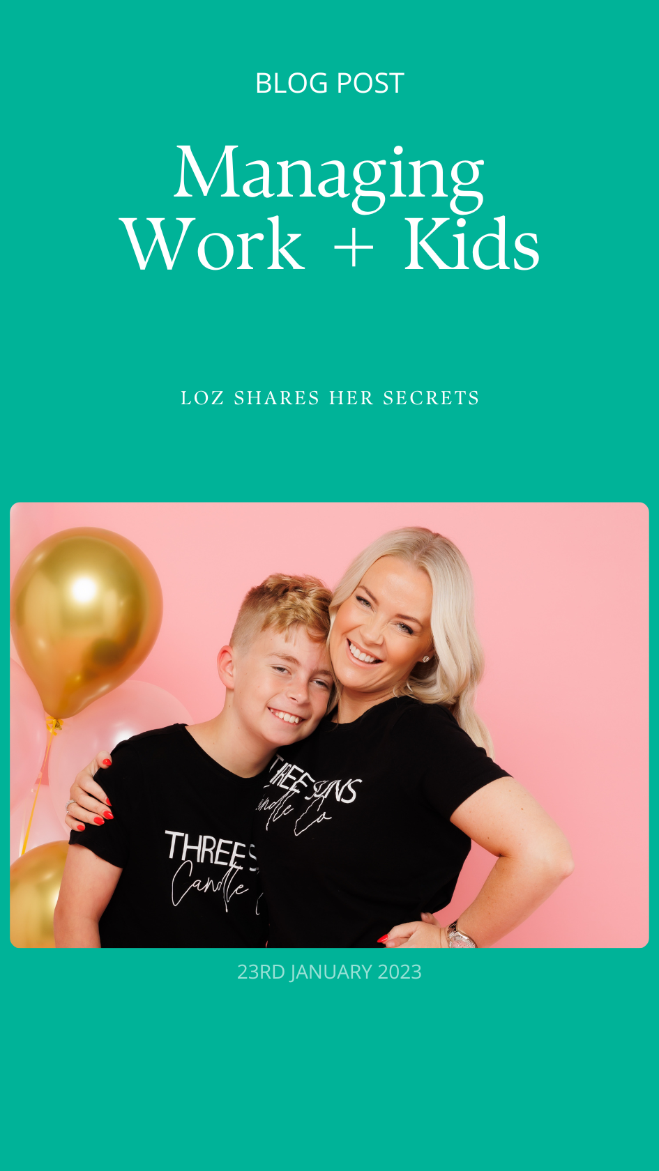 Managing Work + Kids