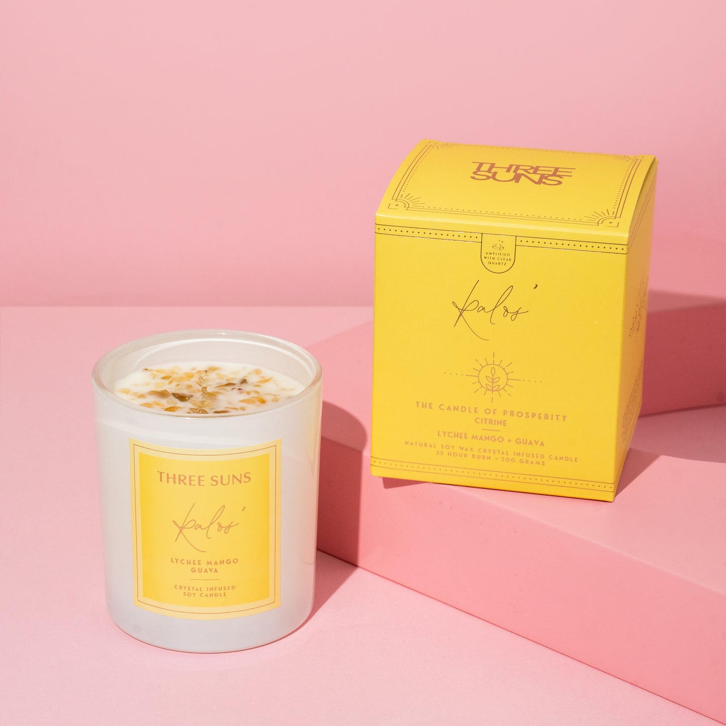 Kalos' | Candle of Prosperity | Lychee Mango & Guava