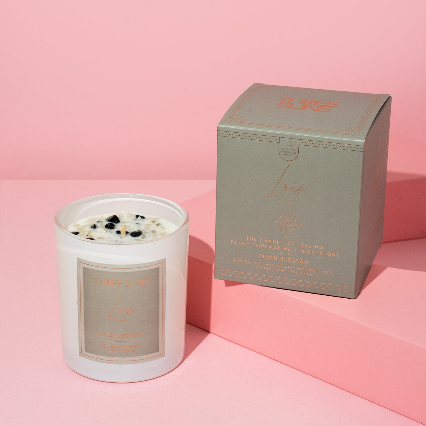 Lois’ | Candle of Healing | Peach Blossom