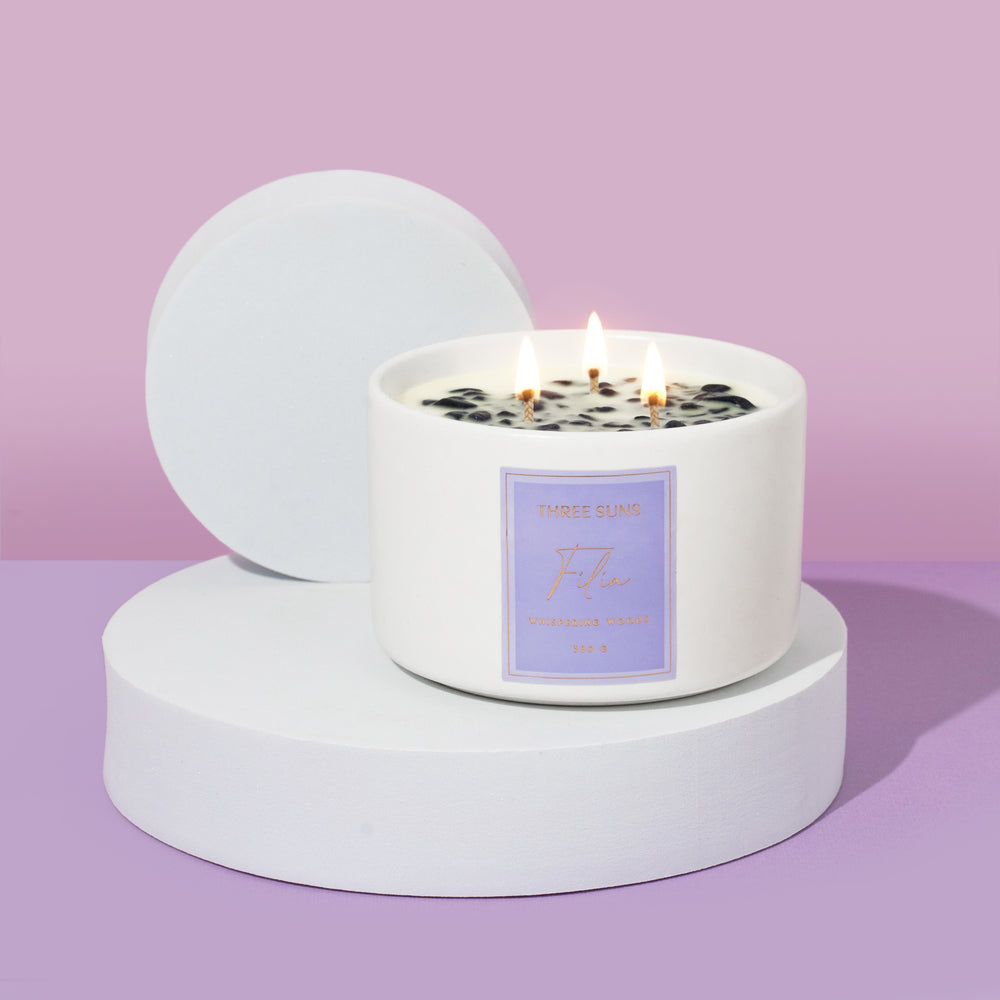 
                      
                        Filia |The Candle of Friendship | Whispering Woods 380G Ceramic Candle
                      
                    