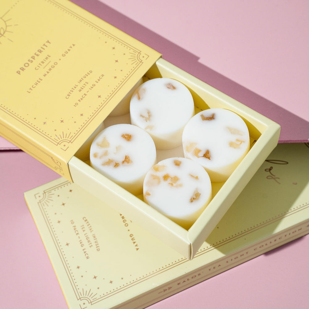 Kalos | Lychee Mango + Guava Soy Melts Box of 10 - ThreeSuns