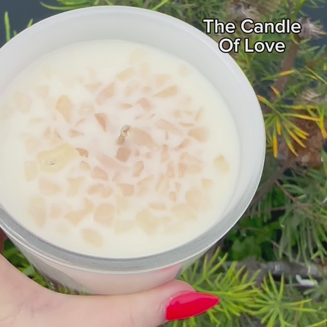 Agapi' | Candle of Love | Creamy Vanilla Gelato & Caramel Frosting